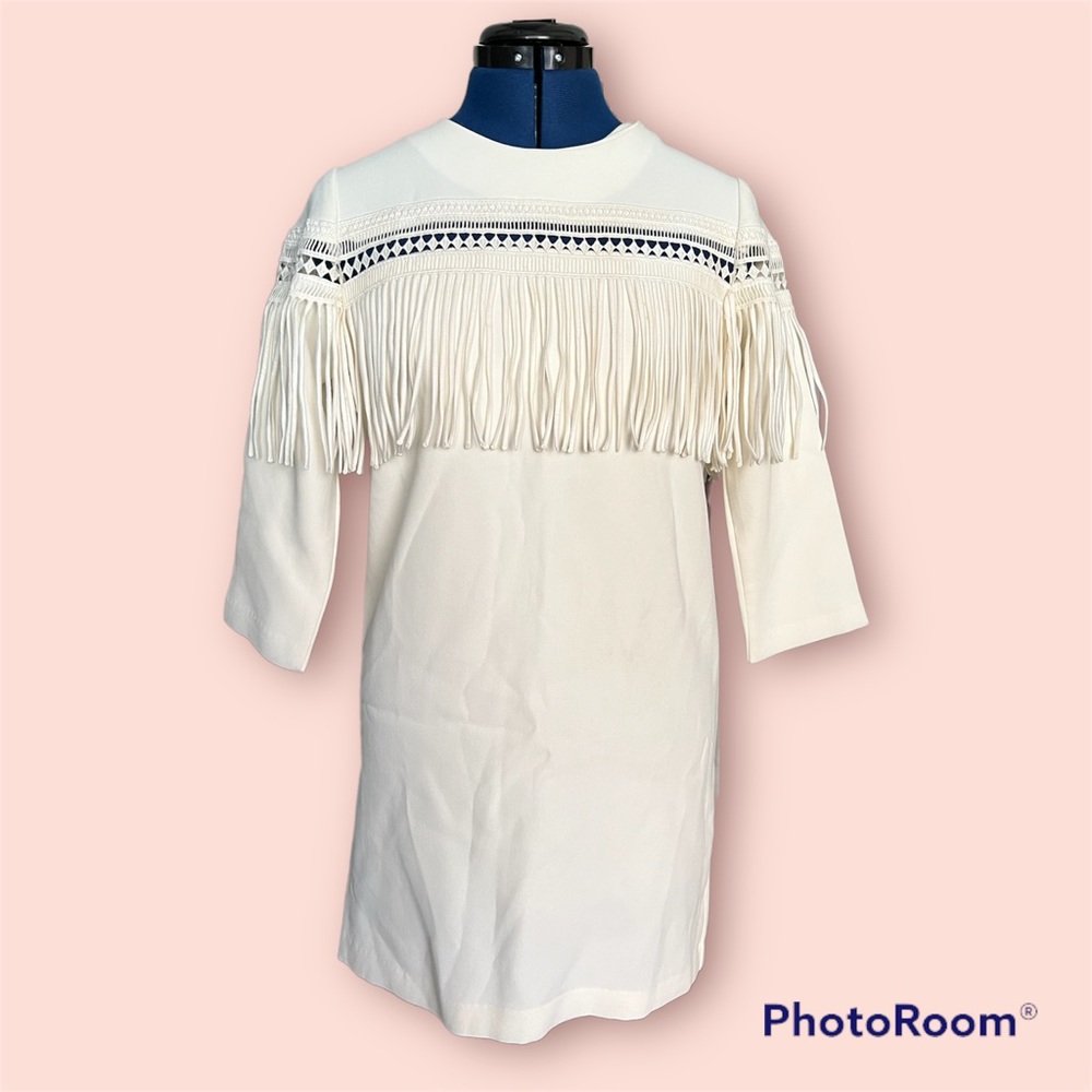 Vintage fringe dress size small